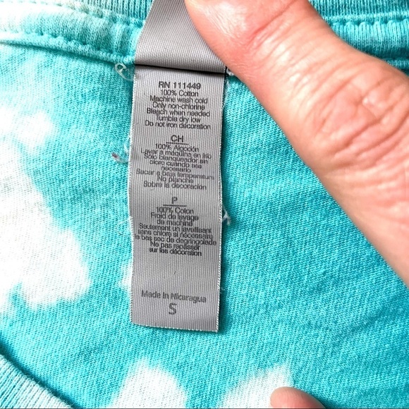 🎯3/$10 I Stayed Home for Humanity Tie-Dye Graphic Tee S - Picture 6 of 6